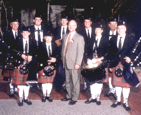 Terry O'Neill and the Schenectady Pipe Band